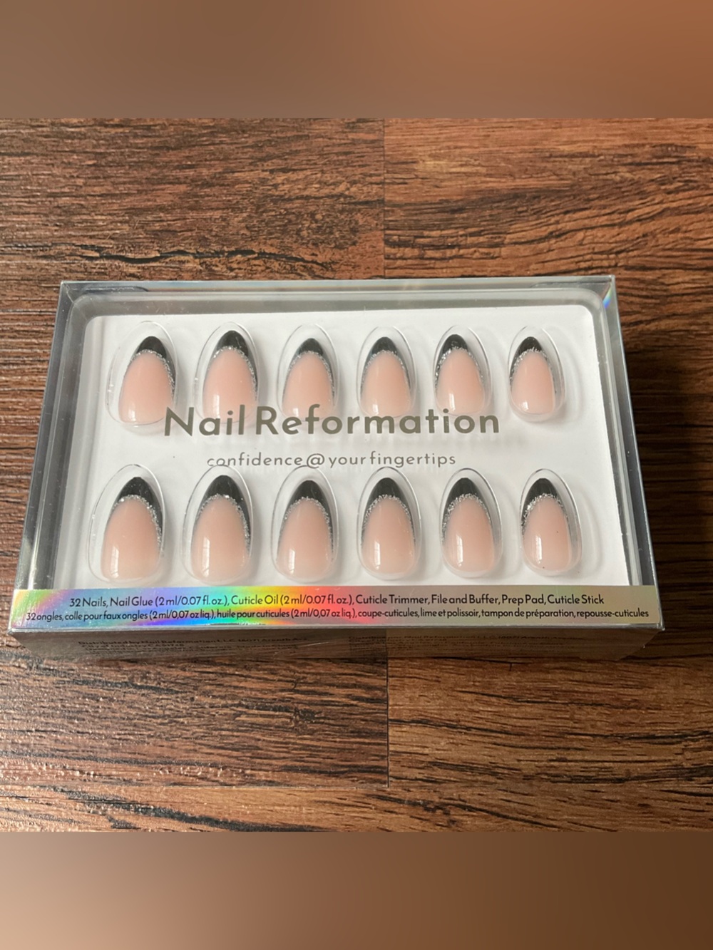 Nail Reformation Press Nails Glue Cuticle Oil Trimmer File Buffer Pad Stick 32ct